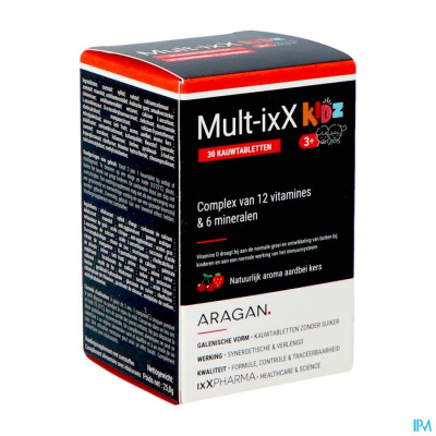 ixX Pharma Mult-ixX Kidz (30 kauwtabletten)