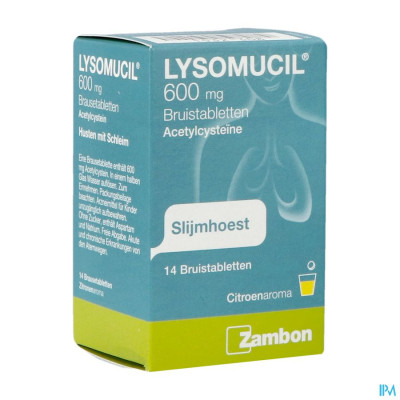 Lysomucil 600 Comp Eff 14 X 600mg