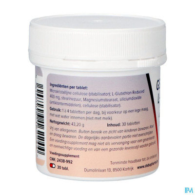 Reduced l-glutathion Comp 30 Deba