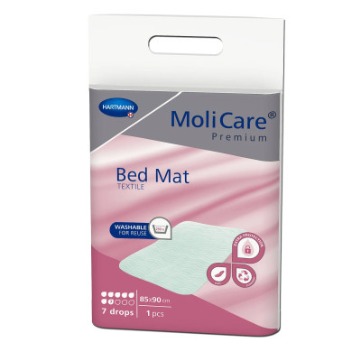 MoliCare® Premium Bed Mat Textiel 7 drops 85x90 (1 stuk)