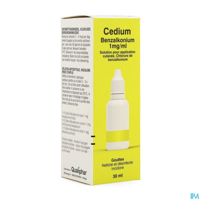 Cedium Benzalkonium Druppels (30 ml)