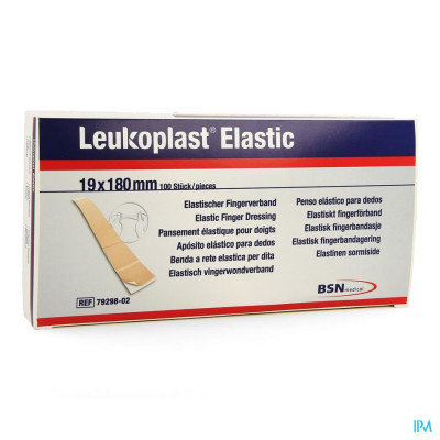 Leukoplast Elastic Vinger 1,9x18cm 100