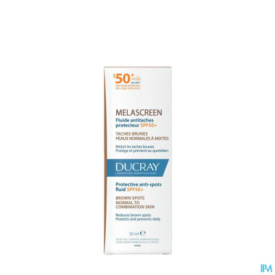 Ducray Melascreen Fluide Anti-Pigmentvlekken Ip50+ (50ml)