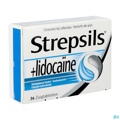 Strepsils + Lidocaine Past 36