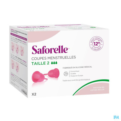 Saforelle Cup Protect Menstruatie Cups T2 (2 stuks)
