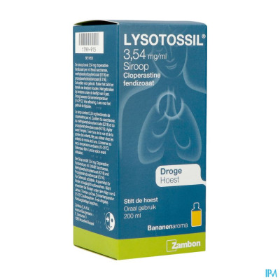 Lysotossil® Siroop 3,54 mg/ml (200ml)