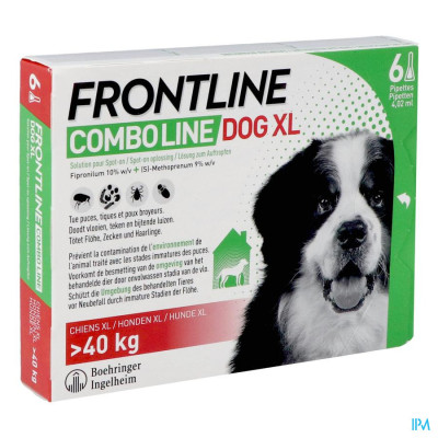 FRONTLINE COMBO® Line Hond XL (+40 kg) - 6 Pipetten