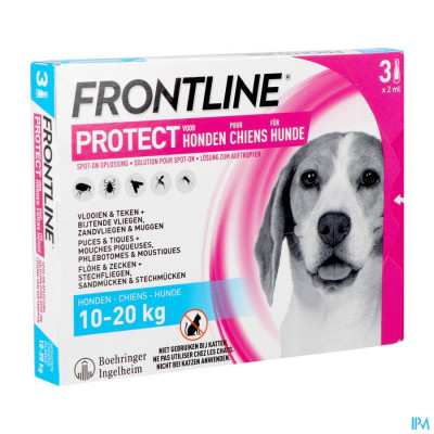 FRONTLINE PROTECT® Hond M (10-20 kg)3P