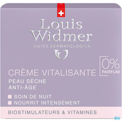 Louis Widmer - Crème Vitalisante Nacht (zonder parfum) - 50 ml