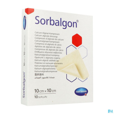 Sorbalgon® 10x10cm Steriel (10 stuks)