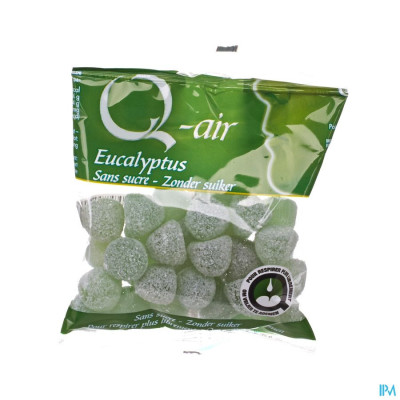 Q-air Eucalyptus Gommetjes zonder suiker (85g)