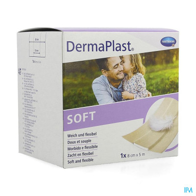 DermaPlast® SOFT 8cmx5m (1 stuk)