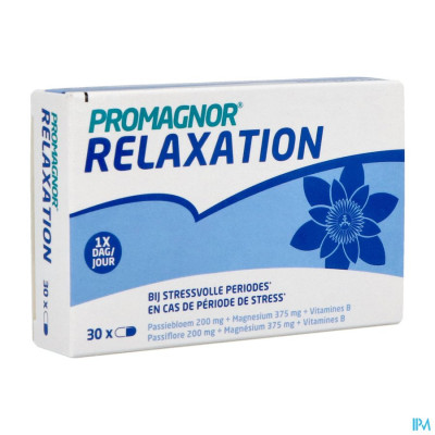 Promagnor Relaxation - Passiebloem, Magnesium & Vitamines B  (30 capsules)