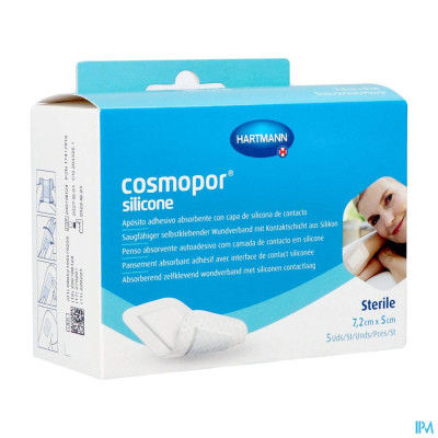 Cosmopor® Silicone Selfcare 7,2x5cm (5 stuks)