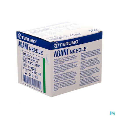 Terumo Naald Agani 21g 5/8 Rb Groen 5