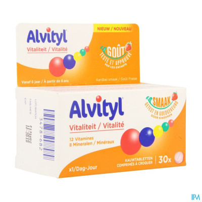 Alvityl Vitaliteit (30 kauwtabletten)