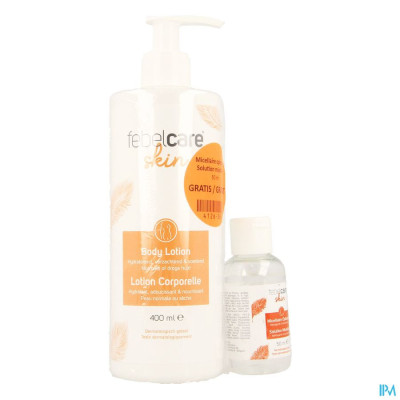 Febelcare Skincare Bodylotion 400ml + Micellaire Oplossing 50ml