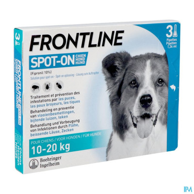 FRONTLINE® Spot On Hond L (20-40 kg) - 3 Pipetten