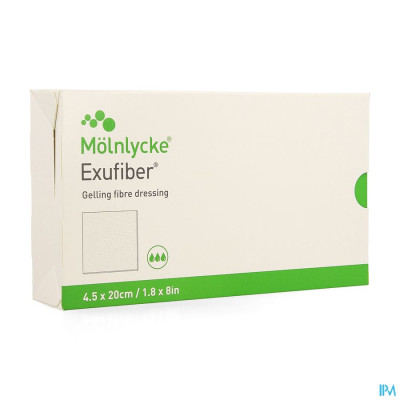 Molnlycke® Exufiber Gel.fibre Dressing Ster Wiek 4,5x20 10