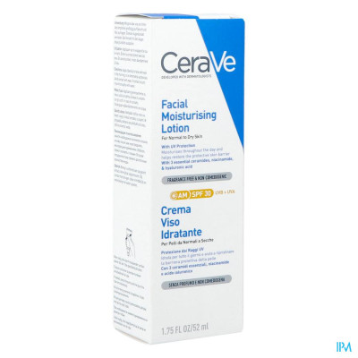 CeraVe Hydraterende Gezichtscrème SPF30 52ml