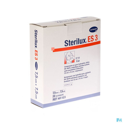 Sterilux® ES3 7,5x7,5cm 8-laags (20 stuks)