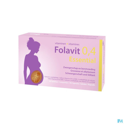 Folavit 0,4 Essential (90 tabletten + 90 capsules)