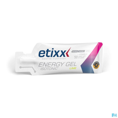 Etixx Isotonic Energy Gel Lime Zakje 1x40g