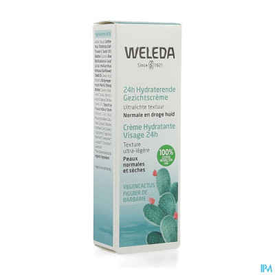 Weleda Hydra Gezichtscrème 24u Vijgencactus (30ml)