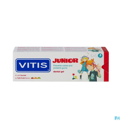 Vitis Junior Gel Tandpasta 75ml