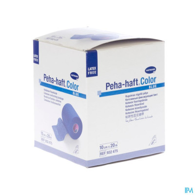 Peha-haft® Blauw Latexvrij 10cmx20m (1 rol)