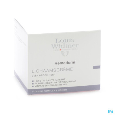 Louis Widmer - Remederm Dry Skin Lichaamscrème (licht parfum) - 250 ml