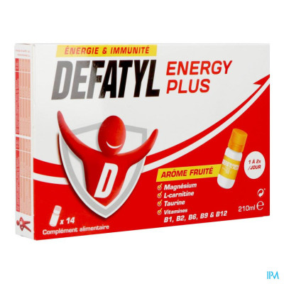 Defatyl Energy Plus (14 Flacons)