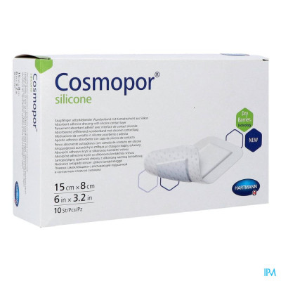 Cosmopor® Silicone 15x8 cm (10 stuks)