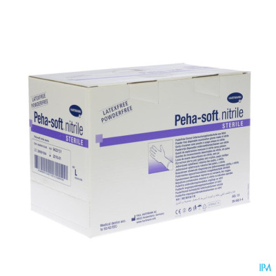 Peha-soft® nitrile steriel L (50 paar)