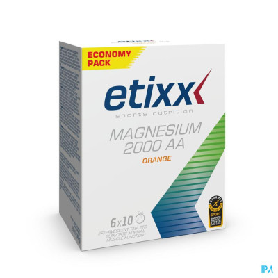 Etixx Magnesium 2000 AA (60 bruistabletten)