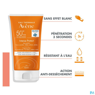 Avène Zon SPF50+ Intense Protect 50+ Fluide (150ml)