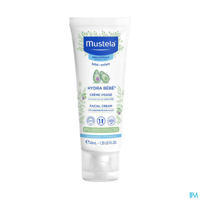 Mustela Baby Hydra GelaatsCrème Tube (40ml)