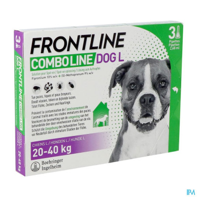 FRONTLINE COMBO® Line Hond L (20-40 kg) - 3 Pipetten