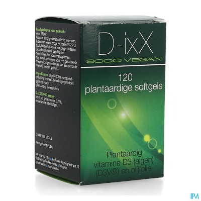 ixX Pharma D-ixX 3000 Vegan (120 softcaps)