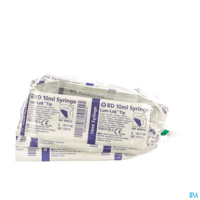 Bd Plastipak Spuit Luer-lok 10ml 10 300912