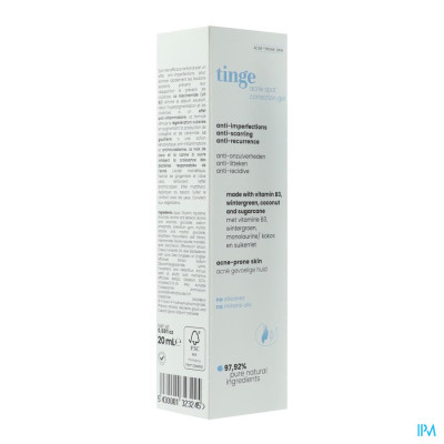 Tinge Acne Spot Correction Gel (20ml)