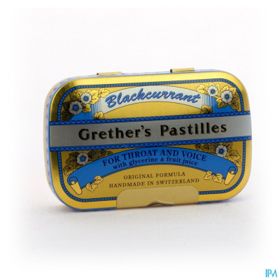 Grethers Pastilles Blackcurrant (60gr)