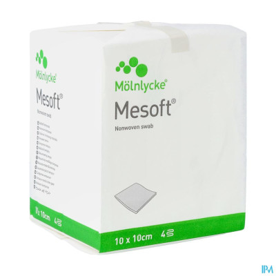 Molnlycke® Mesoft S Kp N/st 4l 10,0x10,0cm 100 157300