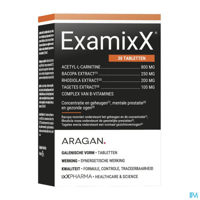 ixX Pharma ExamixX Nieuwe Formule (30 tabletten)