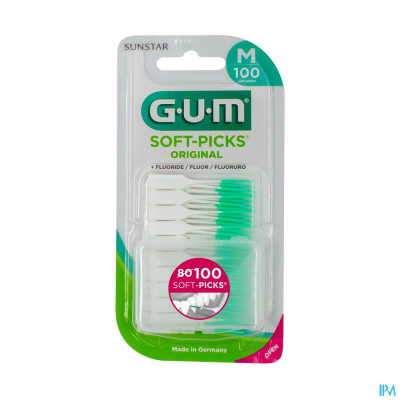 GUM® Soft Picks Original Medium 100