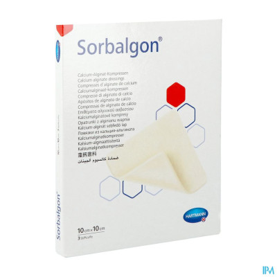 Sorbalgon® 10x10cm Steriel (3 stuks)