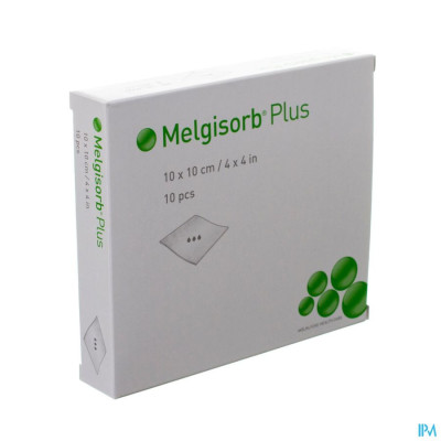 Molnlycke® Melgisorb Plus Kp Ster 10x10cm 10 252200