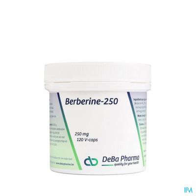 Berberine 250mg V-caps 120 Deba