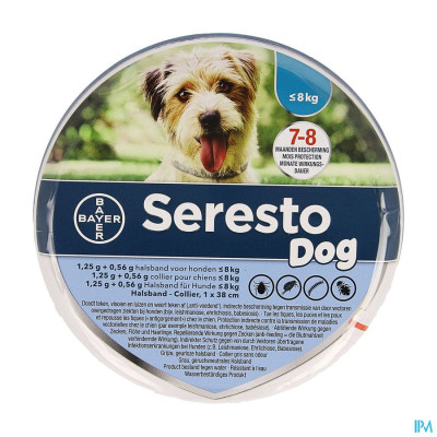 Seresto Dog 1,25g +0,56g Halsband < 8kg