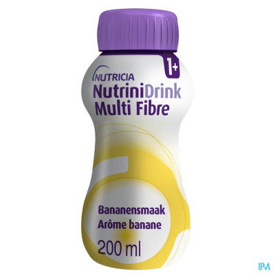 NutriniDrink Multi Fibre Bananensmaak Flesje 200ml